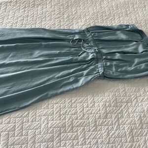 Strapless midi dress